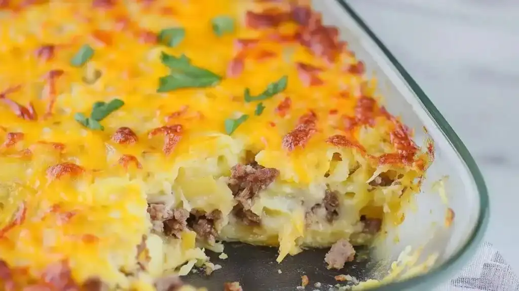Easy Overnight Breakfast Casserol 1024x574