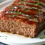 Lipton Onion Soup Meatloaf Sliced