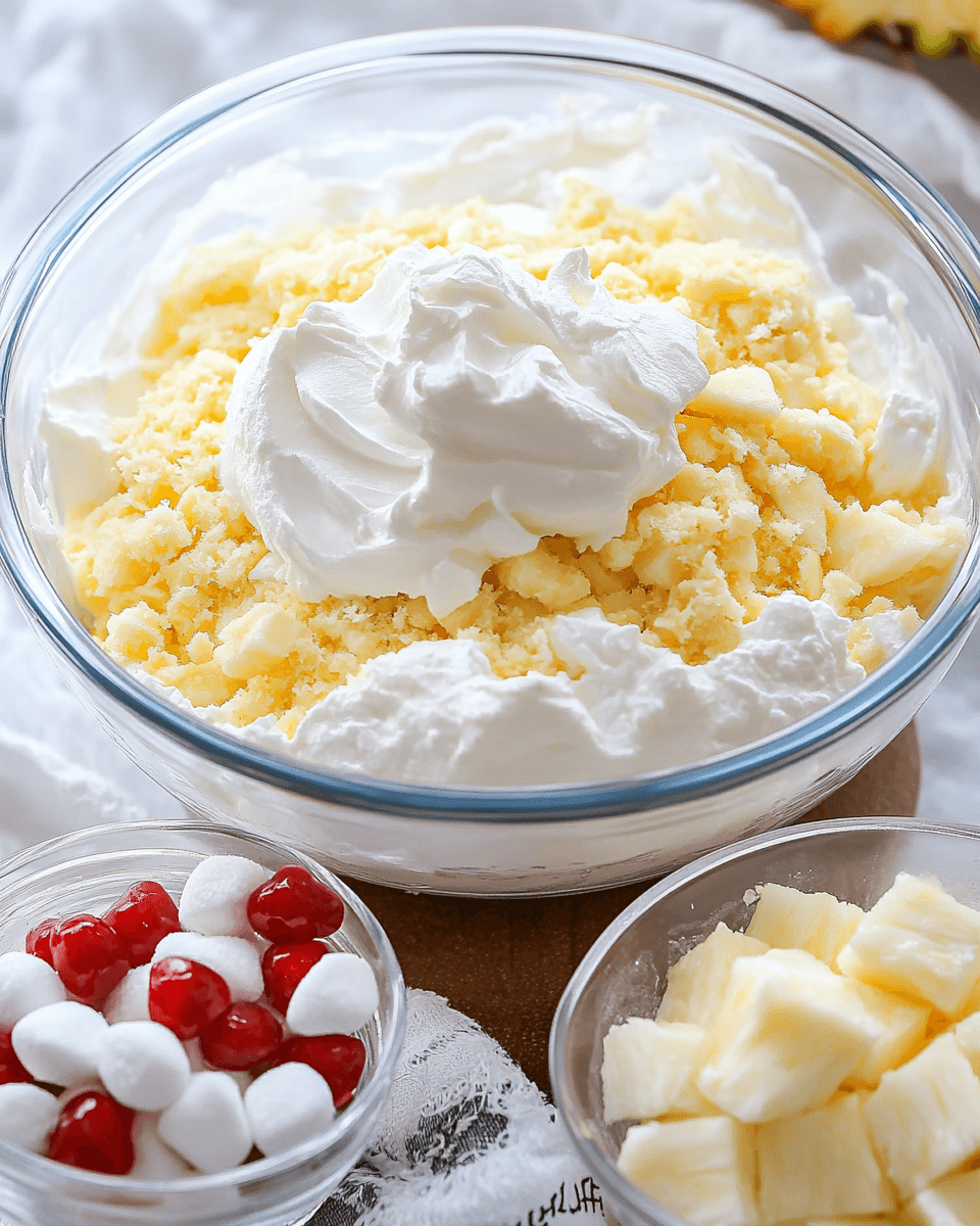 Pineapple Fluff Ingredients