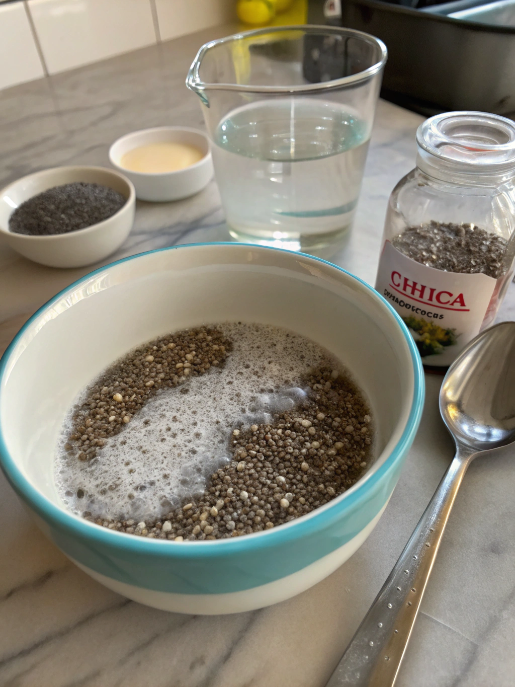 Chia seeds recipe water ingredients