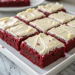 Homemade Red Velvet Brownies