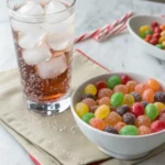 Low calorie candy recipe featuring colorful homemade candies served in a bowl with a healthy twist.